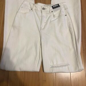 Rewash Off-White Straight Leg Jeans